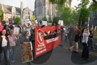 Thousands Rally Against Trump on May Day in New Jersey