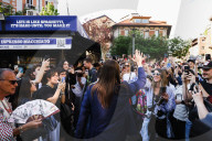 Tommy Cash Meets Fans And Distributes Coffee To Present His Song Espresso Macchiato For The Eurovision Song Contest 2025 At The Newsstand In Milan