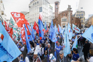 The International Workers' Day Demonstration For Safety At Work Organized By Cgil, Cisl And Uil In Milan