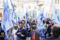 The International Workers' Day Demonstration For Safety At Work Organized By Cgil, Cisl And Uil In Milan