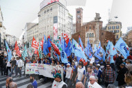 The International Workers' Day Demonstration For Safety At Work Organized By Cgil, Cisl And Uil In Milan