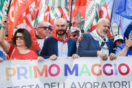 The International Workers' Day Demonstration For Safety At Work Organized By Cgil, Cisl And Uil In Milan