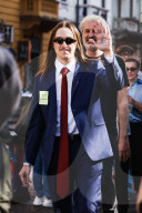 Tommy Cash Meets Fans And Distributes Coffee To Present His Song Espresso Macchiato For The Eurovision Song Contest 2025 At The Newsstand In Milan