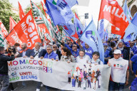 The International Workers' Day Demonstration For Safety At Work Organized By Cgil, Cisl And Uil In Milan