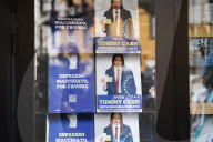 Tommy Cash Meets Fans And Distributes Coffee To Present His Song Espresso Macchiato For The Eurovision Song Contest 2025 At The Newsstand In Milan