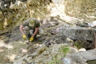 Exhumation of Soviet burials at Hill of Glory in Lviv 