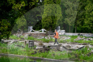 Exhumation of Soviet burials at Hill of Glory in Lviv 
