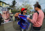 Protest against Perdue’s Petaluma Poultry slaughterhouse