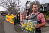 Protest against Perdue’s Petaluma Poultry slaughterhouse