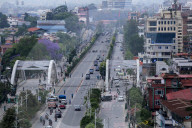 Convoy Of Nepal President Ram Chandra Paudel