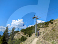 Hiking On The Wank Mountain In The Bavarian Alps Near Garmisch-Partenkirchen