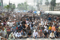 The National Citizens Party Protest Rally Demanding Trial And Ban Of Awami League In Dhaka.