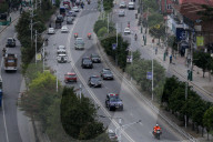 Convoy Of Nepal President Ram Chandra Paudel