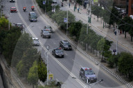 Convoy Of Nepal President Ram Chandra Paudel