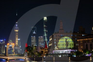 Night Illustrattion During The Labor Day Holiday In Shanghai