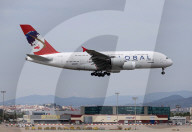 Global Airlines  inaugural flight from Barcelona to Berlin