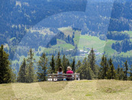 Hiking On The Wank Mountain In The Bavarian Alps Near Garmisch-Partenkirchen