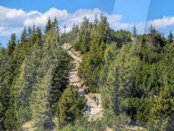 Hiking On The Wank Mountain In The Bavarian Alps Near Garmisch-Partenkirchen