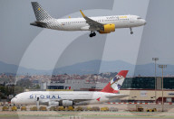 Global Airlines  inaugural flight from Barcelona to Berlin