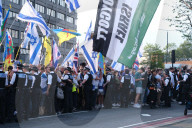 Pro-Israel Demonstrators Stage A Counter-protest Against Pro-Palestine Demonstrators In Swiss Cottage, London On 2 May 2025