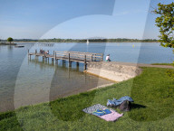 Day Trippers At Bavarian Lake Chiemsee