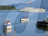 Day Trippers At Bavarian Lake Chiemsee
