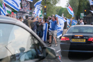 Pro-Israel Demonstrators Stage A Counter-protest Against Pro-Palestine Demonstrators In Swiss Cottage, London On 2 May 2025