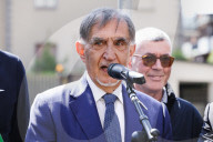 The Ceremony Of Naming The New Square In Memory Of Sergio Ramelli And Enrico Pedenovi, Members Of MSI In The 70s, Killed In 1975 And 1976 By Militants Of Avanguardia Operaia And Prima Linea In Sesto San Giovanni