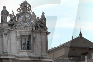 Tourists In St. Peter's Square Before The Conclave .