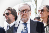 The Ceremony Of Naming The New Square In Memory Of Sergio Ramelli And Enrico Pedenovi, Members Of MSI In The 70s, Killed In 1975 And 1976 By Militants Of Avanguardia Operaia And Prima Linea In Sesto San Giovanni