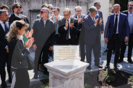 The Ceremony Of Naming The New Square In Memory Of Sergio Ramelli And Enrico Pedenovi, Members Of MSI In The 70s, Killed In 1975 And 1976 By Militants Of Avanguardia Operaia And Prima Linea In Sesto San Giovanni
