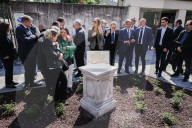 The Ceremony Of Naming The New Square In Memory Of Sergio Ramelli And Enrico Pedenovi, Members Of MSI In The 70s, Killed In 1975 And 1976 By Militants Of Avanguardia Operaia And Prima Linea In Sesto San Giovanni