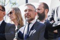 The Ceremony Of Naming The New Square In Memory Of Sergio Ramelli And Enrico Pedenovi, Members Of MSI In The 70s, Killed In 1975 And 1976 By Militants Of Avanguardia Operaia And Prima Linea In Sesto San Giovanni