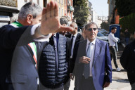 The Ceremony Of Naming The New Square In Memory Of Sergio Ramelli And Enrico Pedenovi, Members Of MSI In The 70s, Killed In 1975 And 1976 By Militants Of Avanguardia Operaia And Prima Linea In Sesto San Giovanni