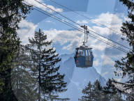 Wank Bahn Cable Car On Wank Mountain