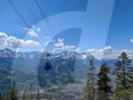 Wank Bahn Cable Car On Wank Mountain