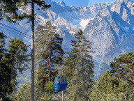 Wank Bahn Cable Car On Wank Mountain