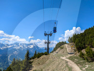 Wank Bahn Cable Car On Wank Mountain