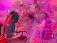 Visitors Enjoy Thrilling Ride At Spring Festival In Munich