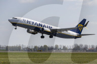 Ryanair Boeing 737 Departing From Amsterdam Schiphol Airport