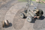 Ukraine military ground robotic system operators