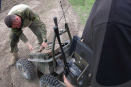 Ukraine military ground robotic system operators