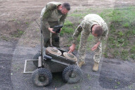Ukraine military ground robotic system operators