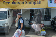 Pay With Waste Bazaar In Bandung City 
