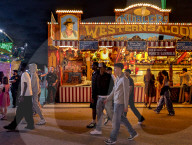 Police Officers At A German Fun Fair