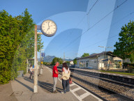 Bavarian Train Station Bernau Am Chiemsee