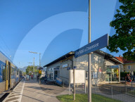 Bavarian Train Station Bernau Am Chiemsee