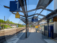 Bavarian Train Station Prien Am Chiemsee