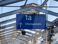 Bavarian Train Station Prien Am Chiemsee