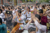 Kuningan Day Prayers In Central Sulawesi